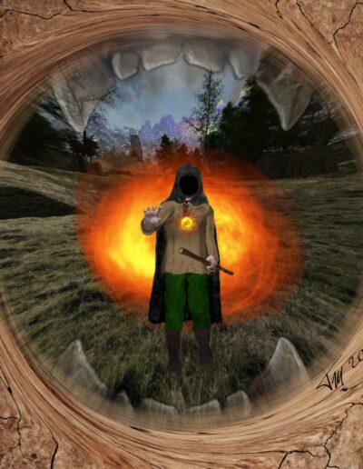 La Nemesi dei Maghi - Cover art Parte 2: L'Isola Dissacrata - by Mauro Trabisondi