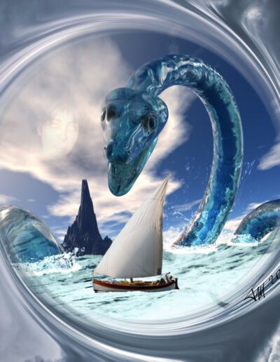 La Nemesi dei Maghi - Cover art Parte 3: Il Potere Risorto - by Mauro Trabisondi